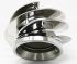Stainless Steel 4 Blade V6 Impeller 7-7/8"