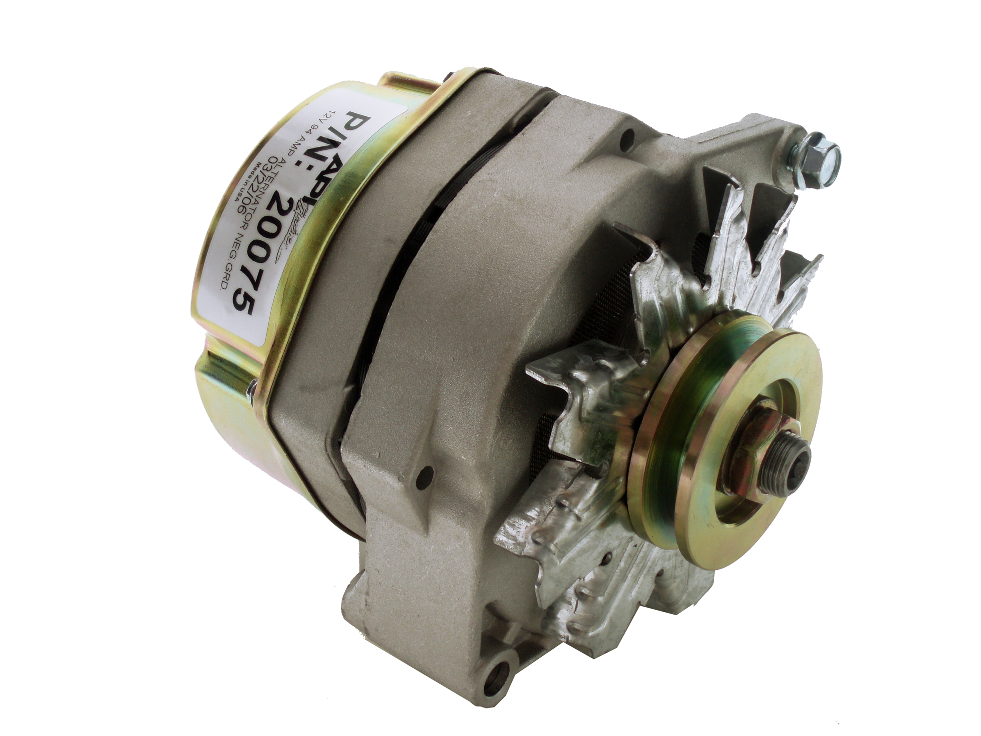 Mercruiser & Others 1-Wire Alternator 12V 94-Amp with a Tach Terminal