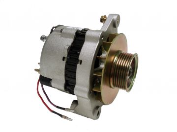 Mando 12V, 55-AMP used on Mercruiser & Volvo with a 6-Groove Serpentine Pulley, 3-Wire Hook-up 2" Mo