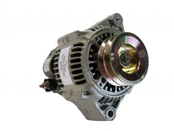 Yanmar 6LP 12V 80-Amp Denso Style Alternator, Double Pulley, Rplc Yanmar #119773-77200