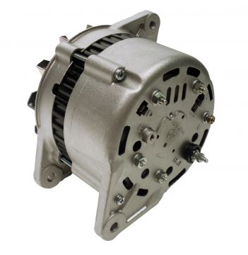 Yanmar 3JH, 4JH, 6LY, 4LH & 6CX Engs. 12V 80-Amp Hitachi Style Alternator, Replaces Yanmar #119573-7