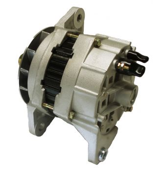 Detroit, CAT, Cummins & Others 12V 160-Amp Saddle Mount 7/8" Shaft Delco 21-SI Style Alternator 1-Wi