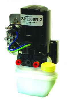 Mercruiser Sterndrive PT500N-2 Motor/Res/Pump Mounted on an Aluminum Bulk Head Bracket Wired Complet